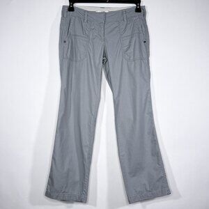 Ann‎ Taylor Loft Gray Lightweight Cotton Pants Size 2P